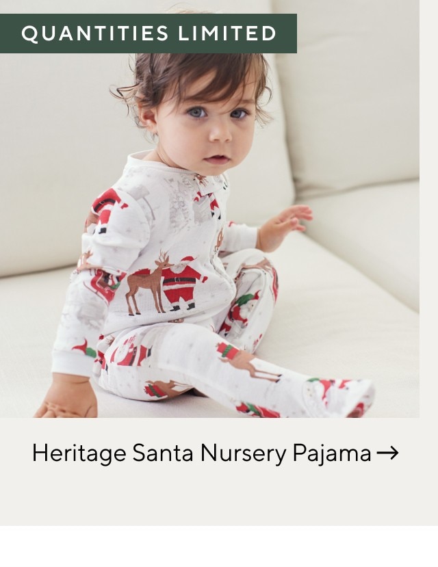 HERITAGE SANTA NURSERY PAJAMA