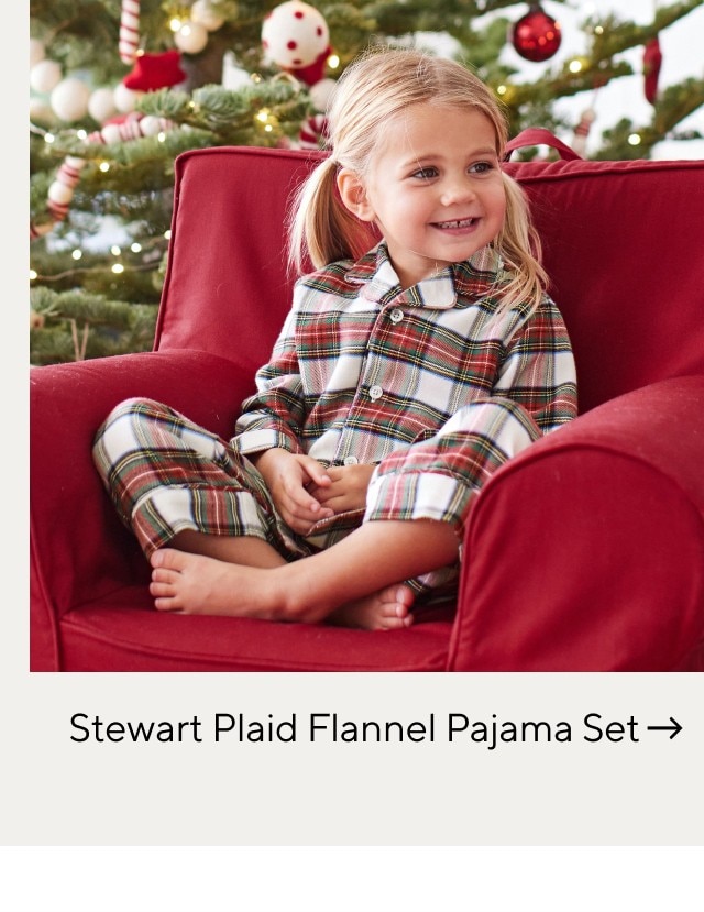 STEWART PLAID FLANNEL PAJAMA SET