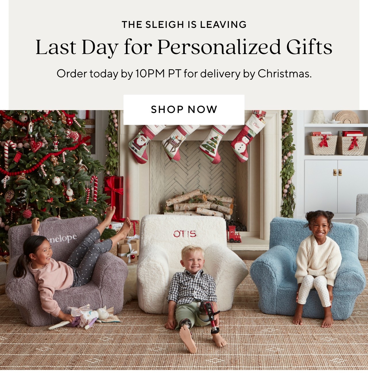 LAST DAY FOR PERSONALIZED GIFTS