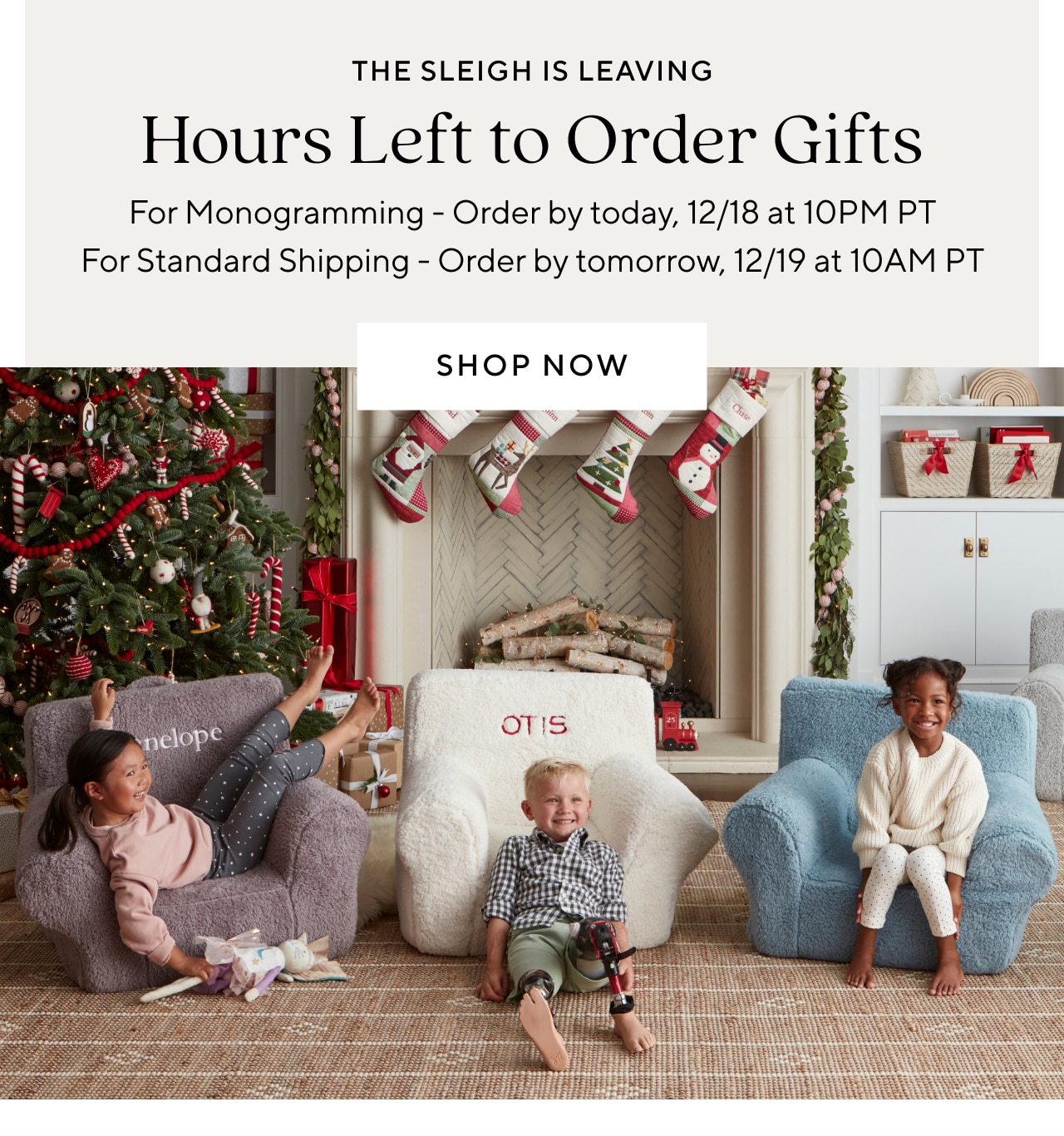 HOURS LEFT TO ORDER GIFTS