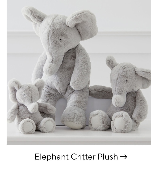 ELEPHANT CRITTER PLUSH