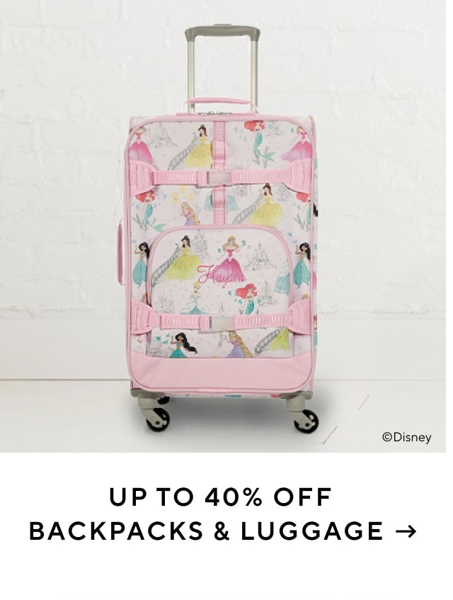 UP TO 40% OFF BACKPACKS & LUGGAGE