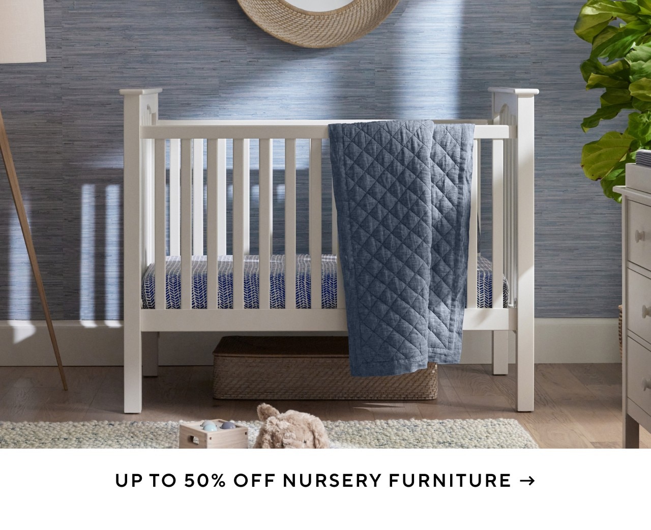 UP TO 50% OFF NURSERY FURNITURE