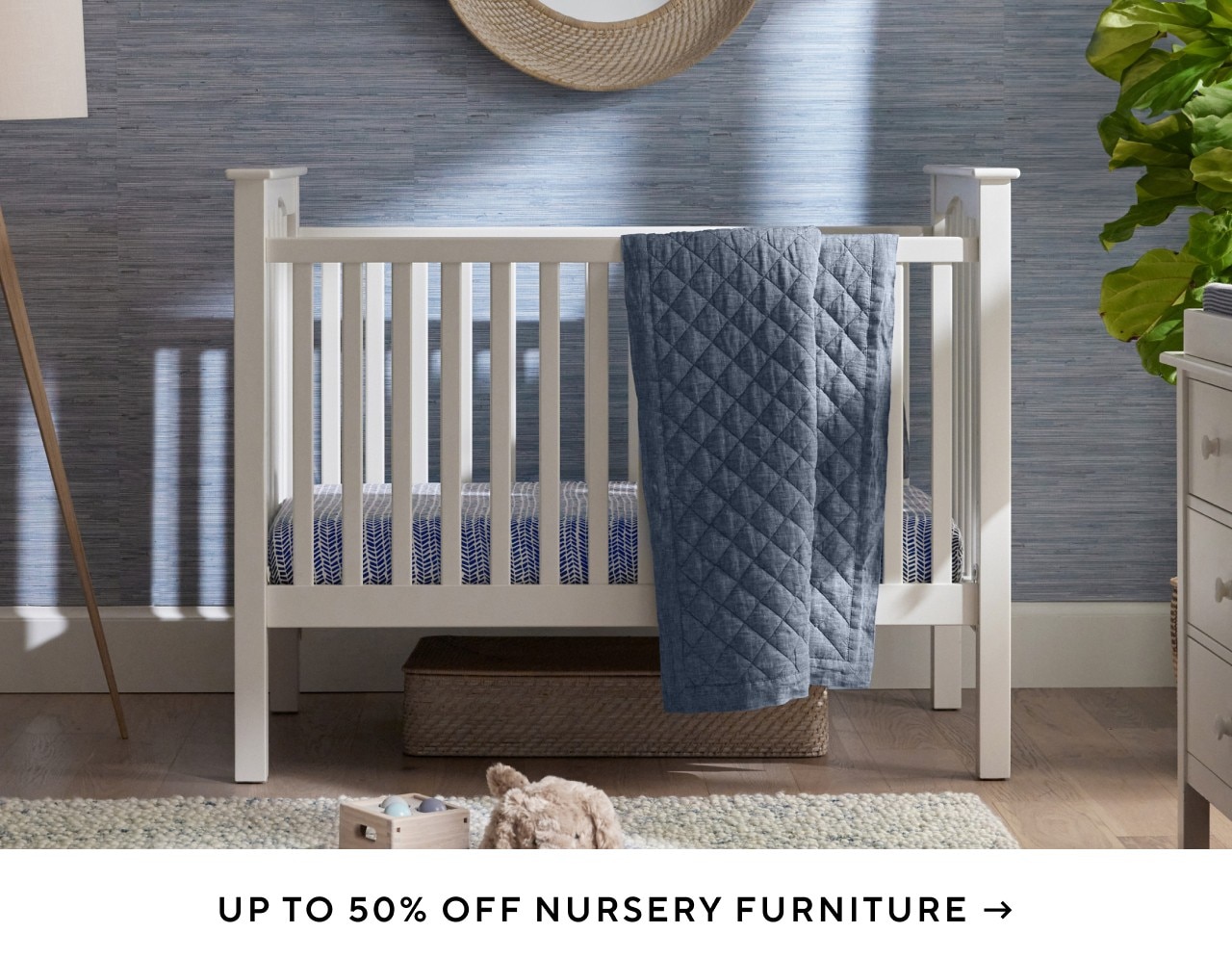 UP TO 50% OFF NURSERY FURNITURE