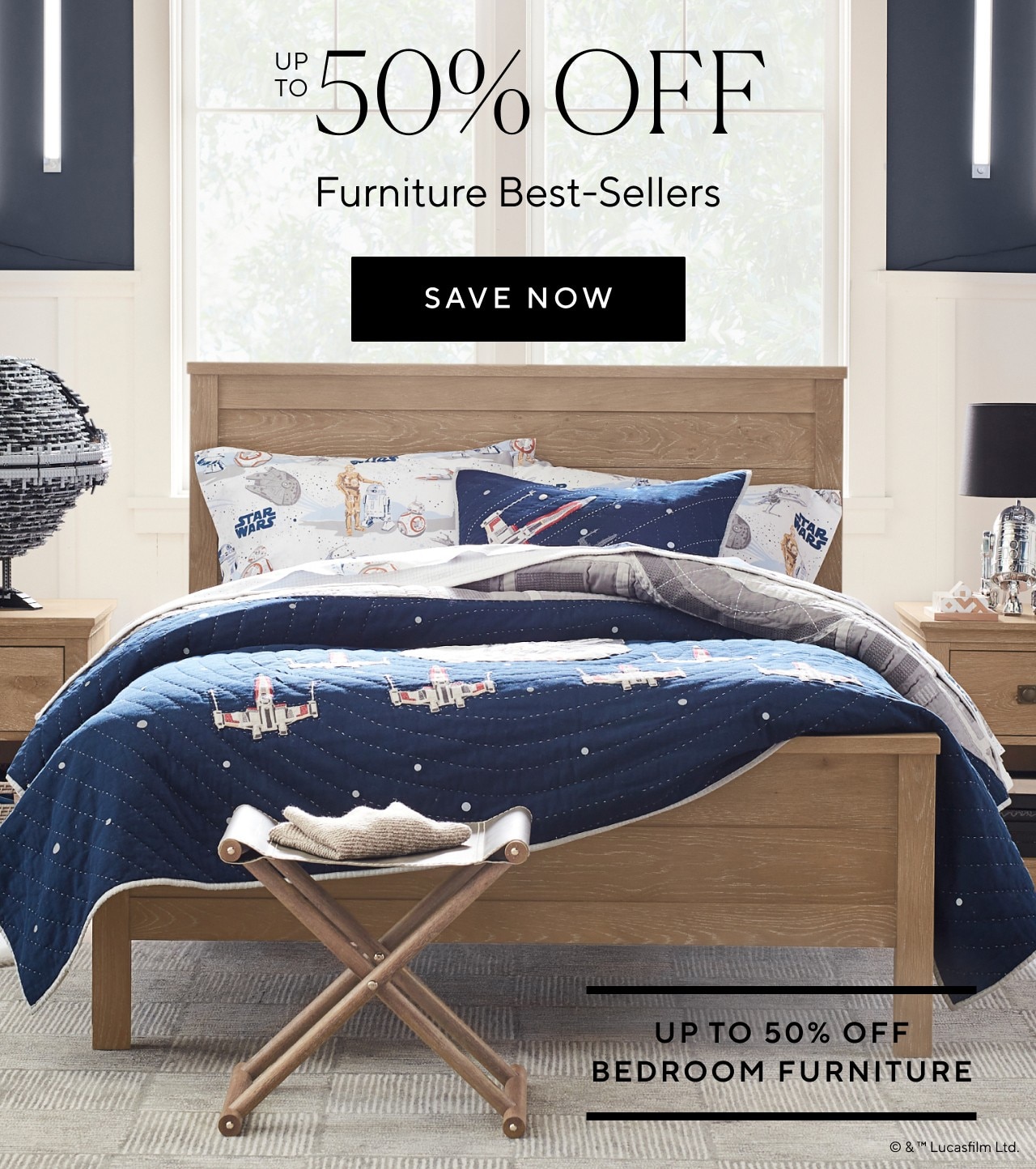 UP TO 50% OFF FURNITURE BEST-SELLERS