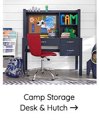  Camp Storage Desk Hutch 