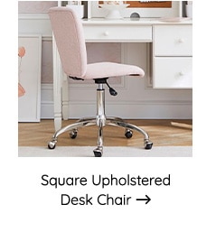  Square Upholstered Desk Chair 