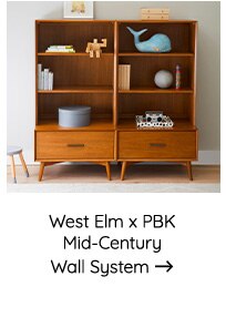  West Elm x PBK Mid-Century Wall System 