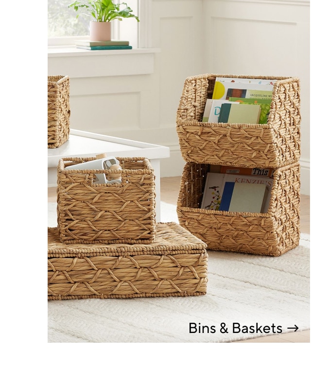 BINS AND BASKETS