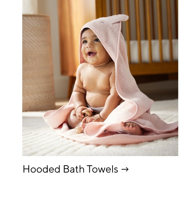 HOODED BATH TOWELS