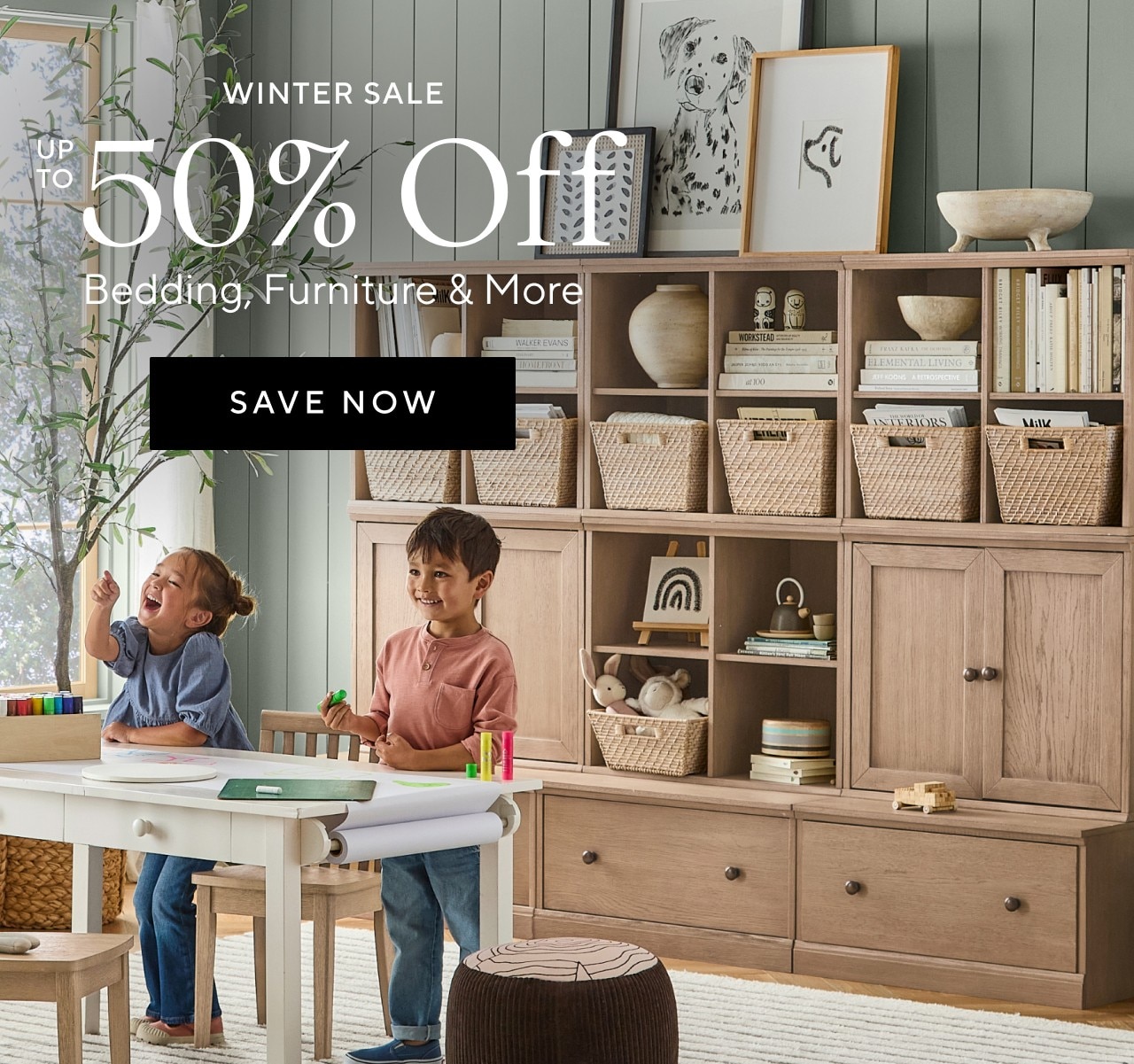 WINTER SALE - UP TO 50% OFF BEDDING, FURNITURE & MORE