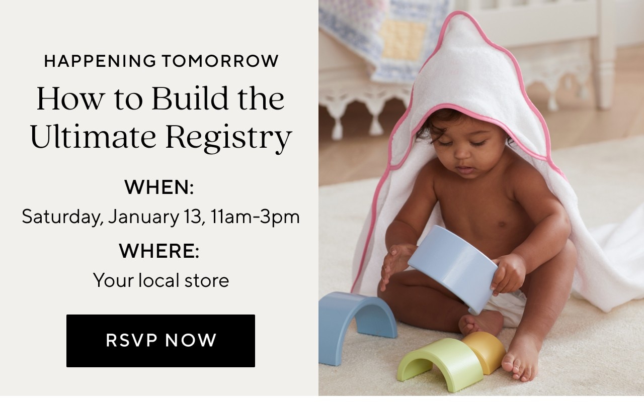 HAPPENING TOMORROW - HOW TO BUILD THE ULTIMATE REGISTRY