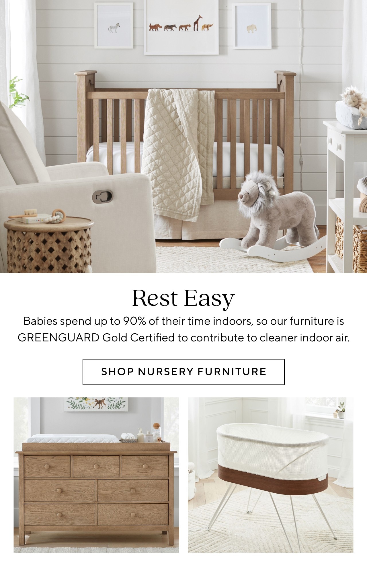 REST EASY - SHOP NURSERY FURNITURE