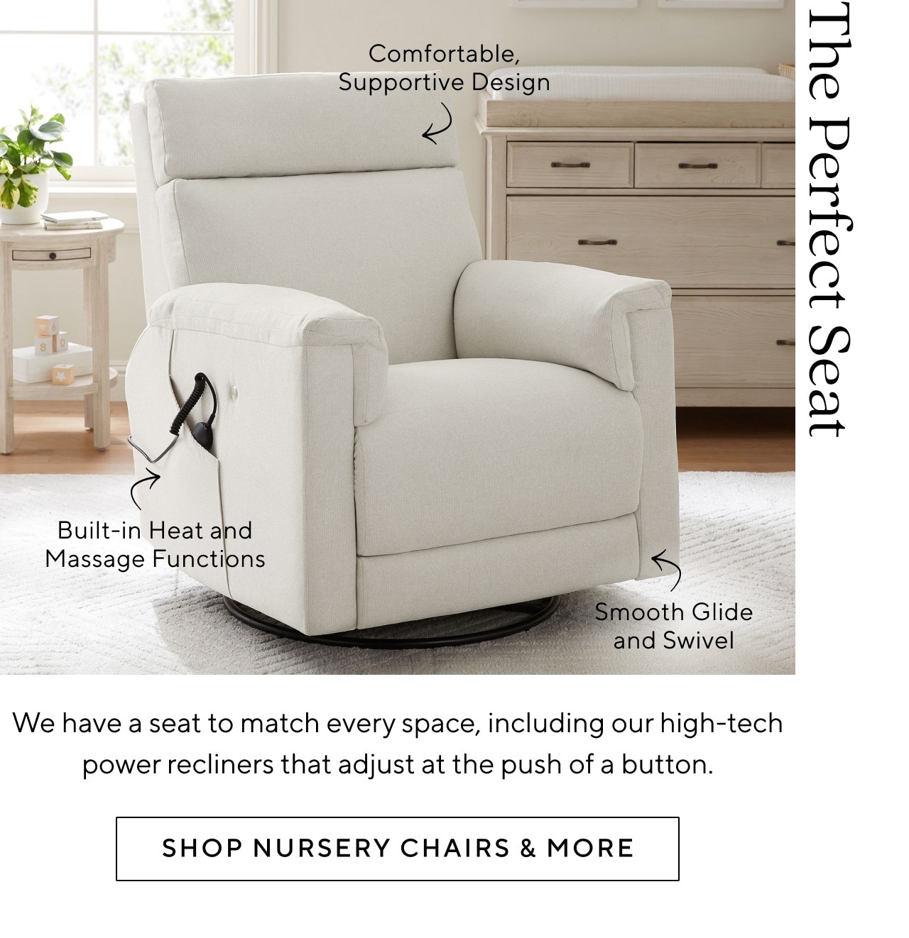 THE PERFECT SEAT - SHOP NURSERY CHAIRS & MORE