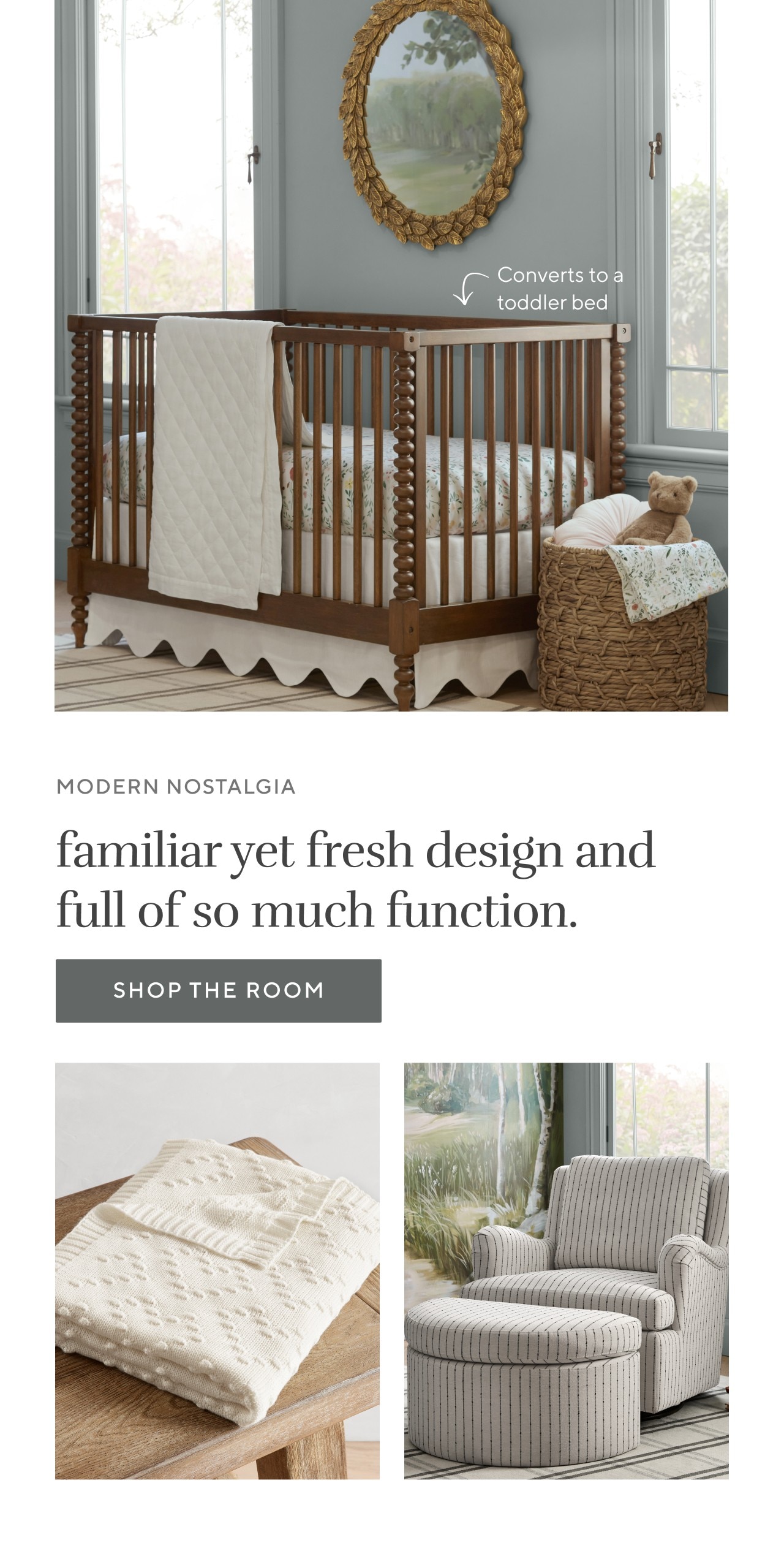 MODERN NOSTALGIA - SHOP THE NURSERY