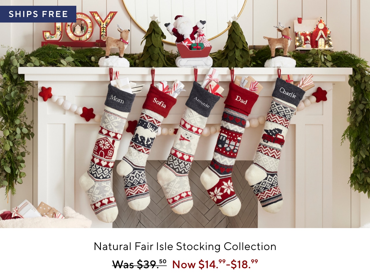 STOCKINGS FAIR ISLE