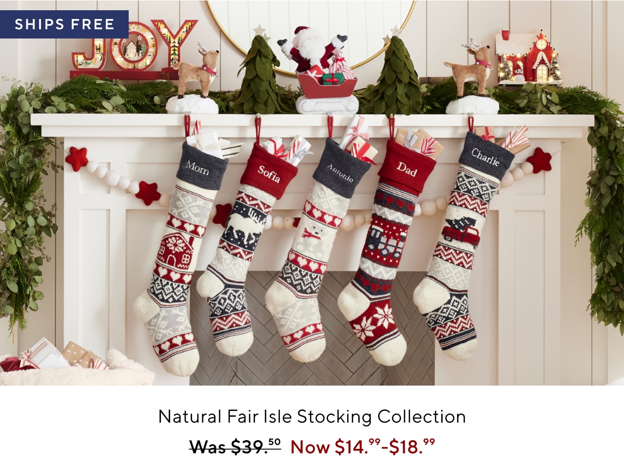 STOCKINGS FAIR ISLE