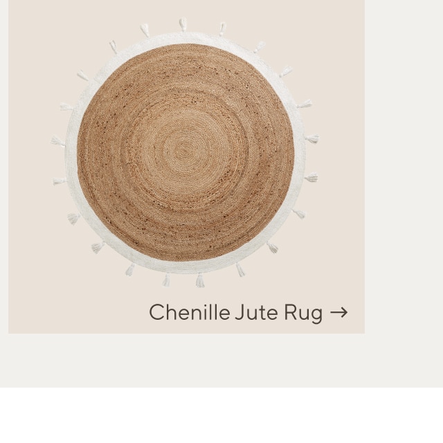 CHENILLE JUTE RUG