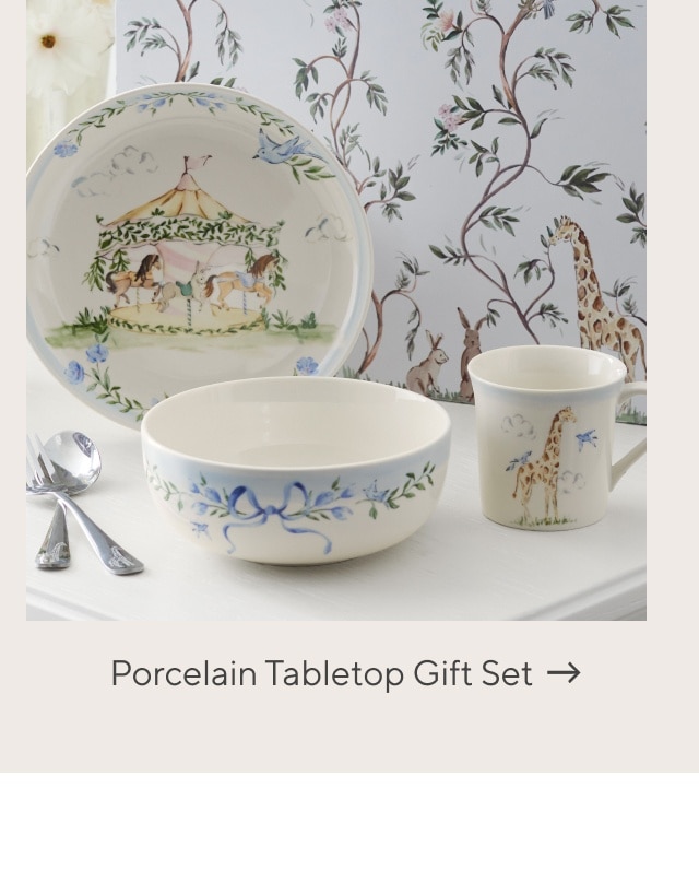 PORCELAIN TABLETOP GIFT SET