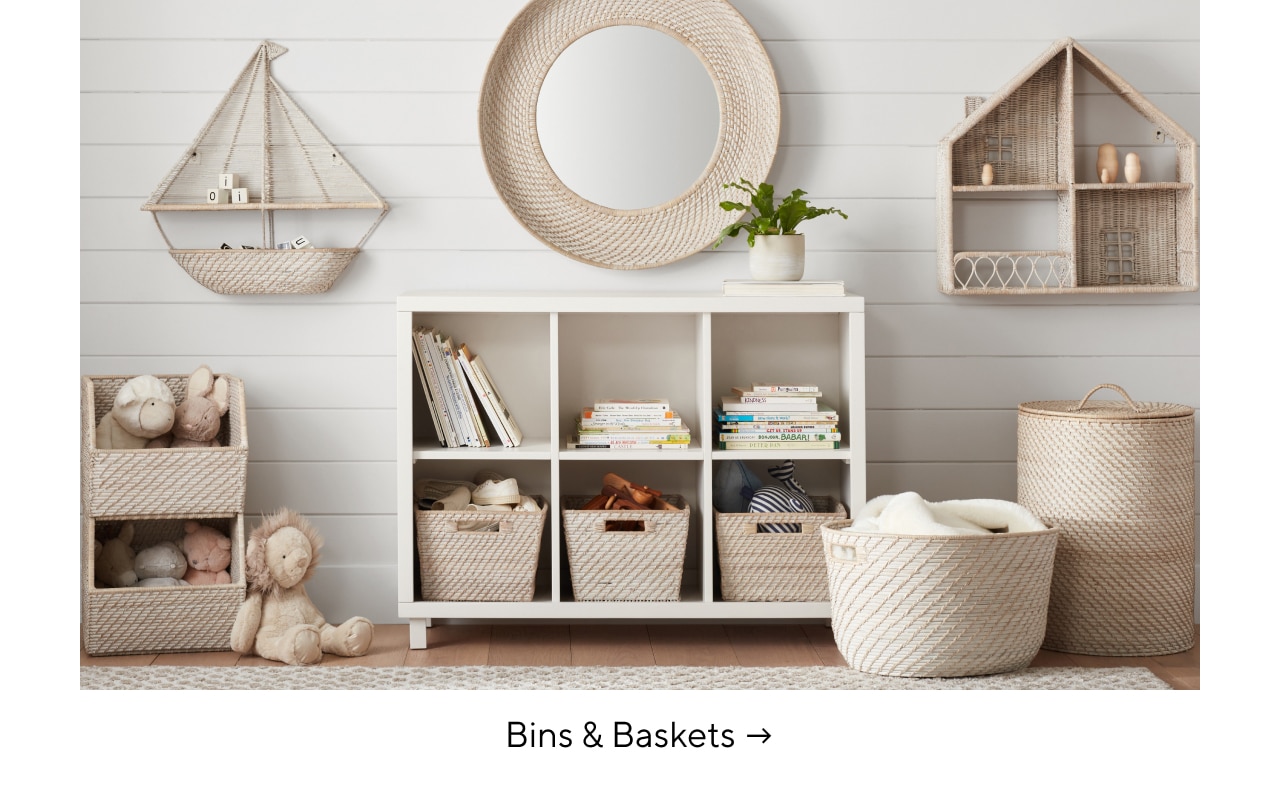 BINS AND BASKETS