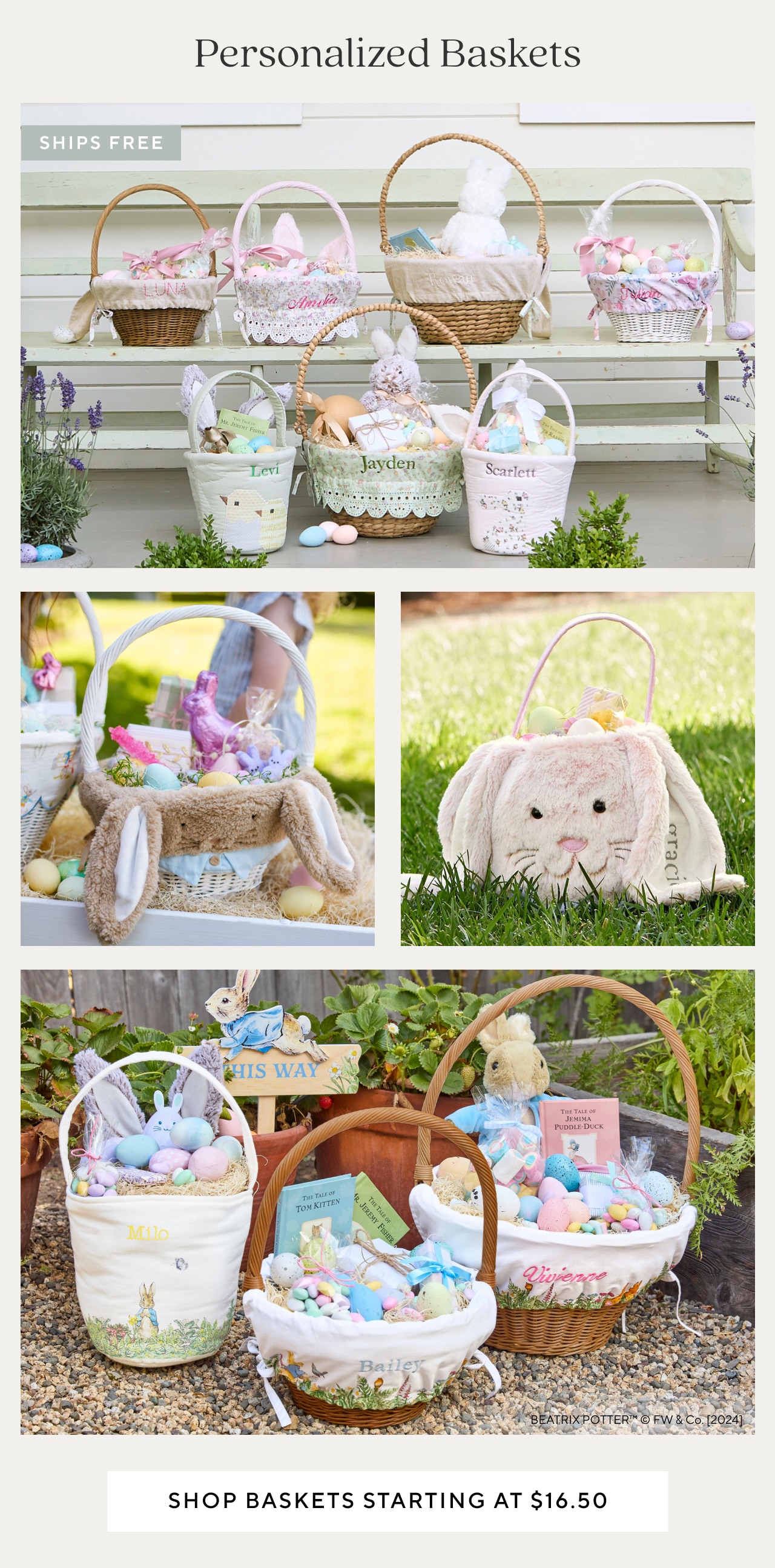 PERSONALIZED BASKETS