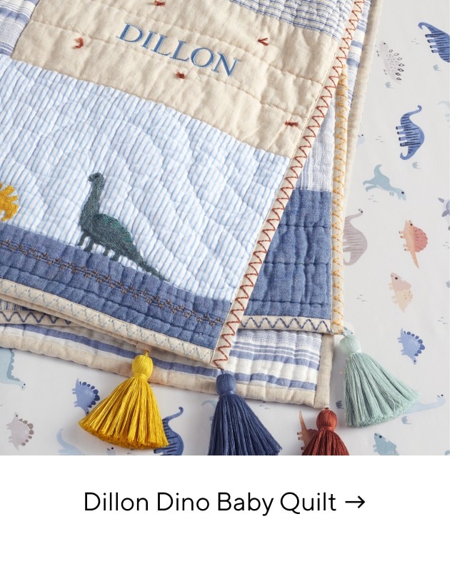 DILLON DINO BABY QUILT