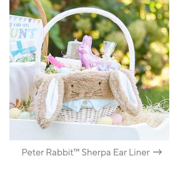 PETER RABBIT SHERPA EAR LINER