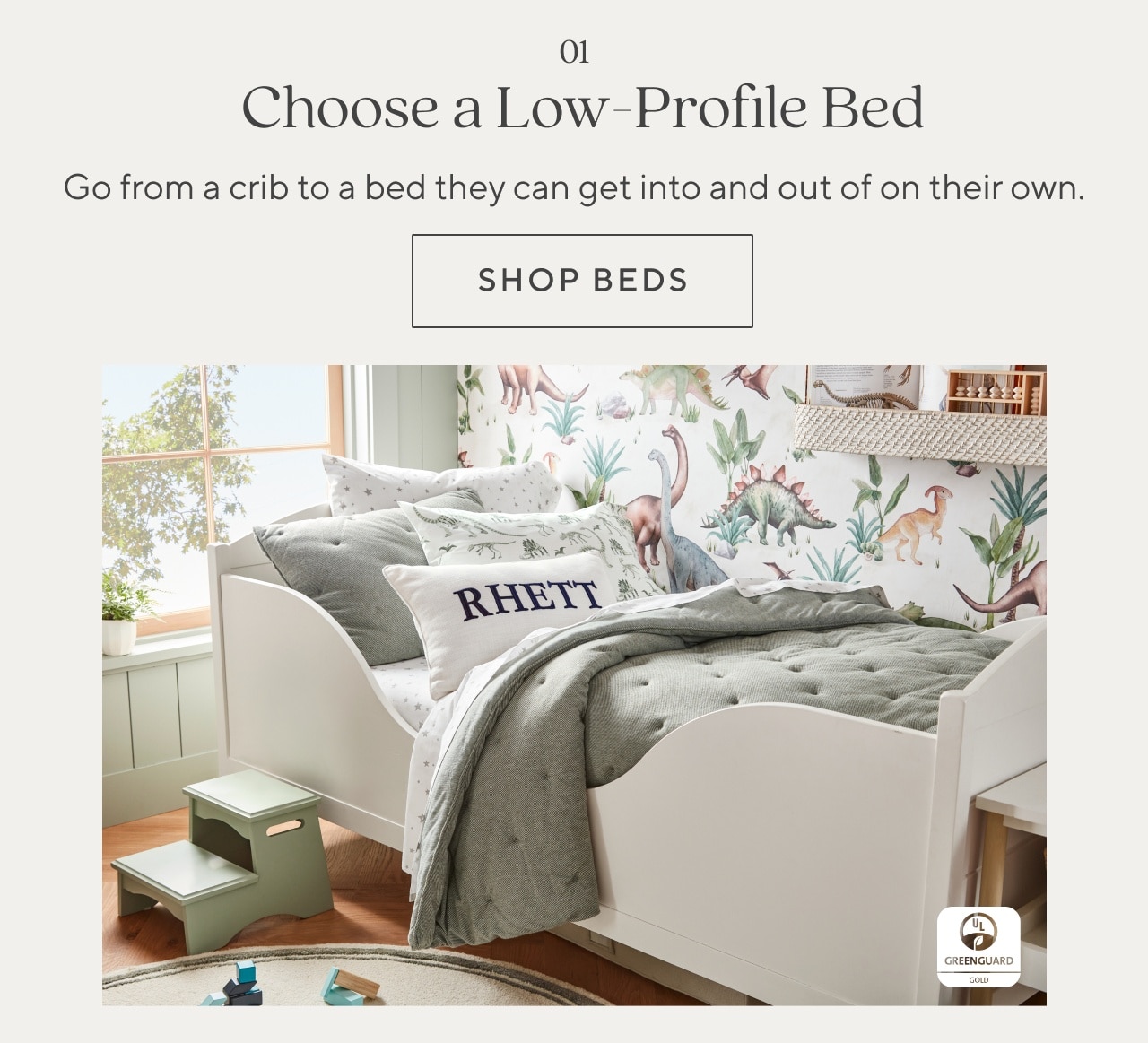 CHOOSE A LOW PROGILE BED