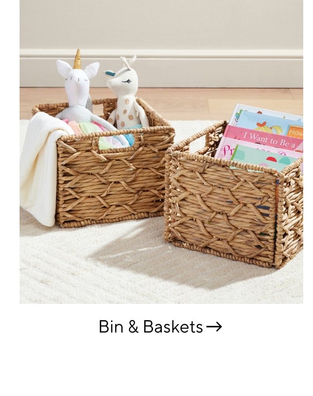 BINS AND BASKETS