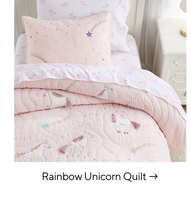 RAINBOW UNICORN QUILT