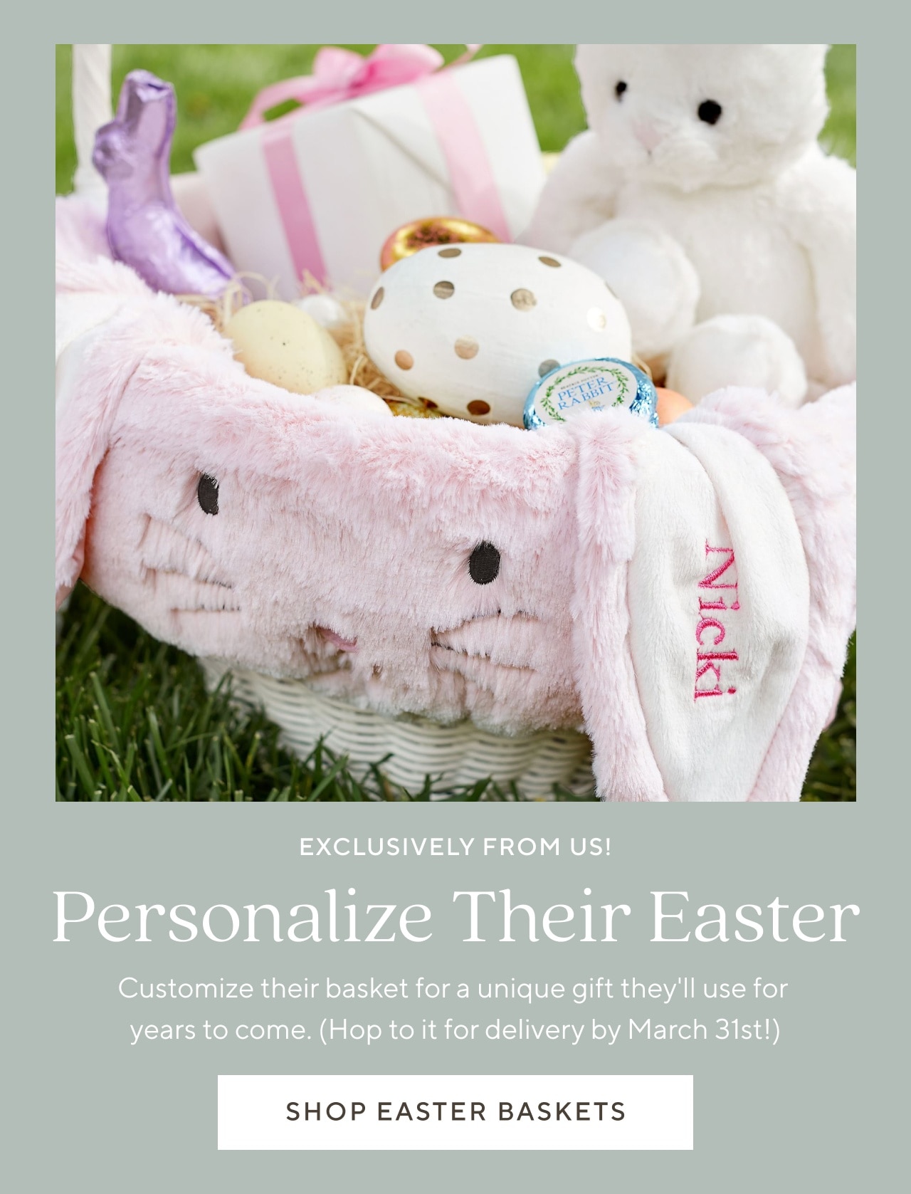 PERSONALIZE THEIR EASTER