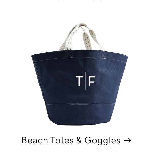  BEACH TOTES AND GOGGLES