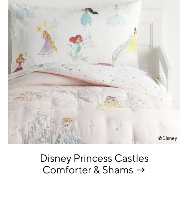 DISNEY PRINCESS CASTLES COMFORTER