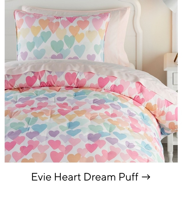 EVIE HEART DREAM PUFF