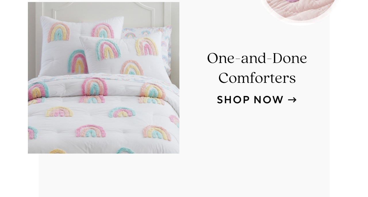 ONE-AND-DONE COMFORTERS
