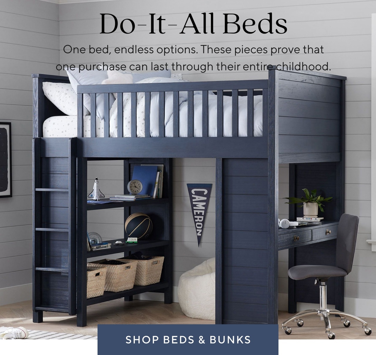 BEDS AND BUNKS