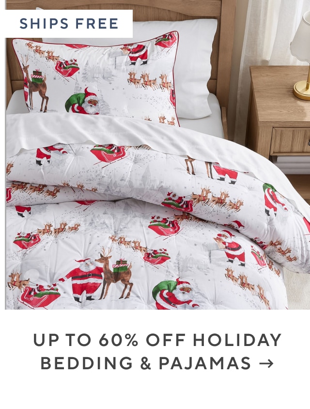 HOLIDAY BEDDING & PJS