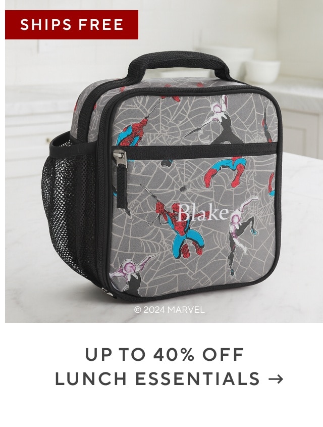 up to 40% off lunch essentials