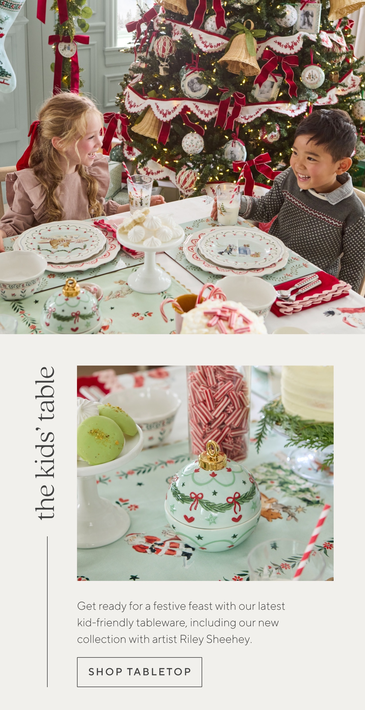 the kids' table