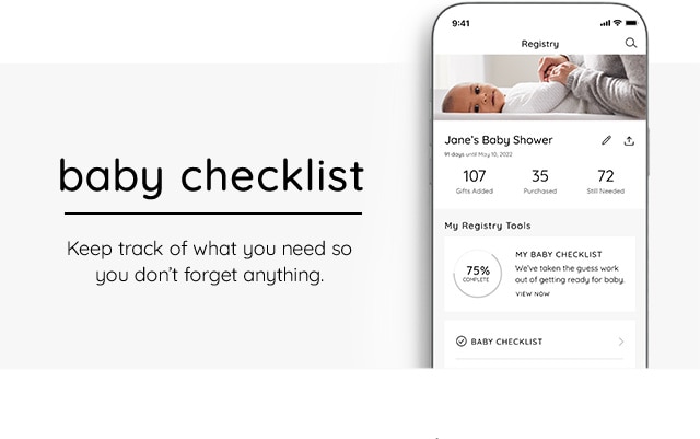 BABY CHECKLIST