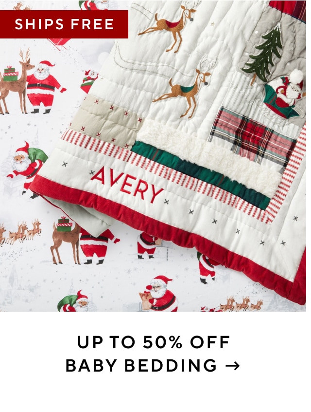 Up to 50% Off Baby Bedding