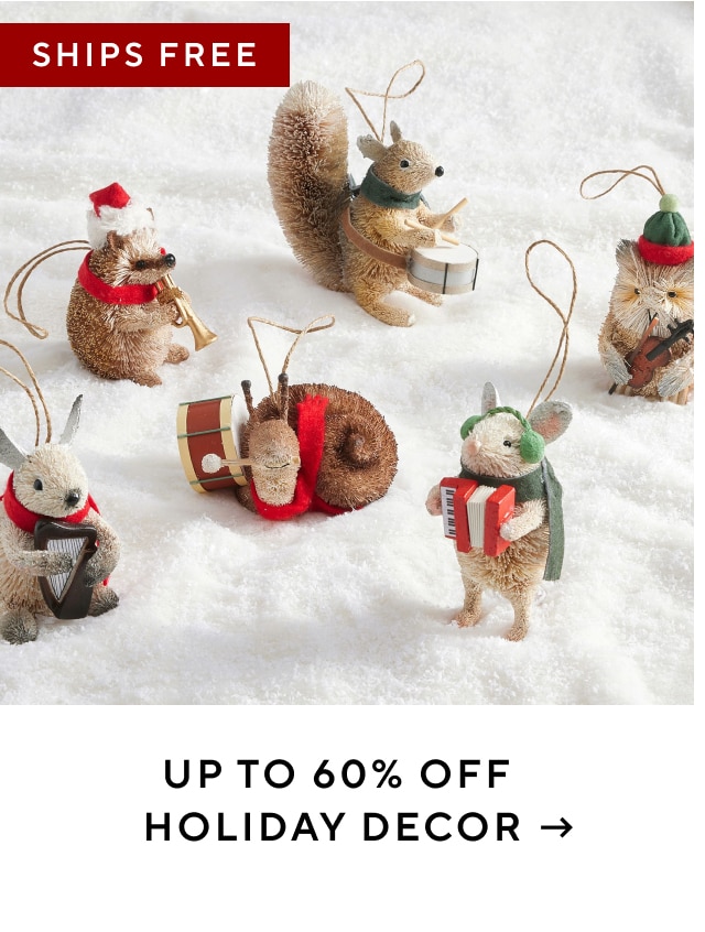 Up to 60% Off Holiday Decor