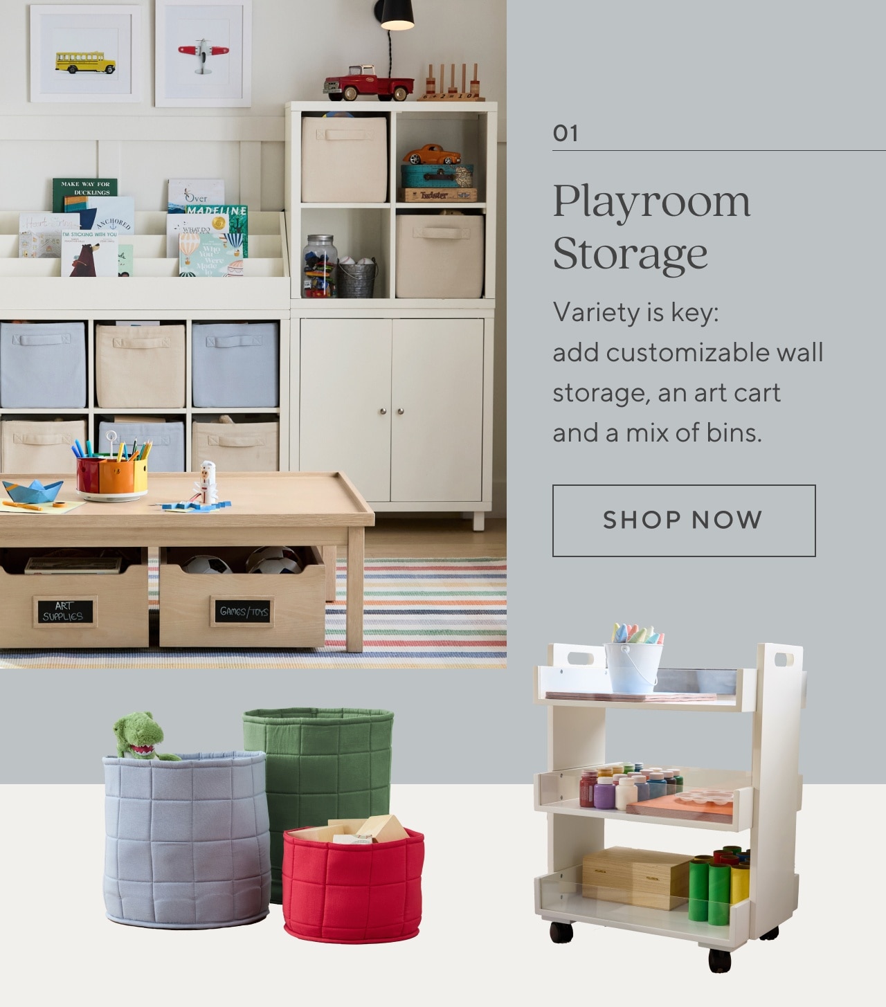 Playroom Storage