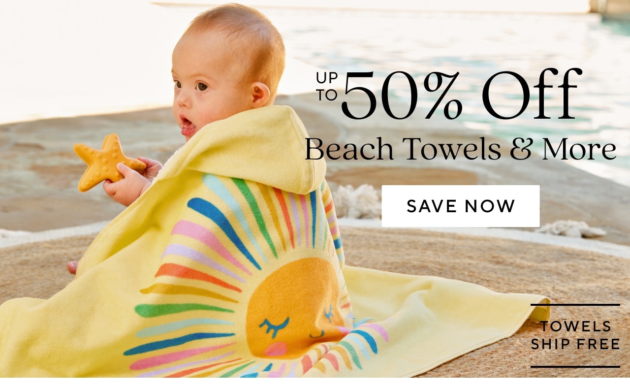 Up to 50% Off Towels & More