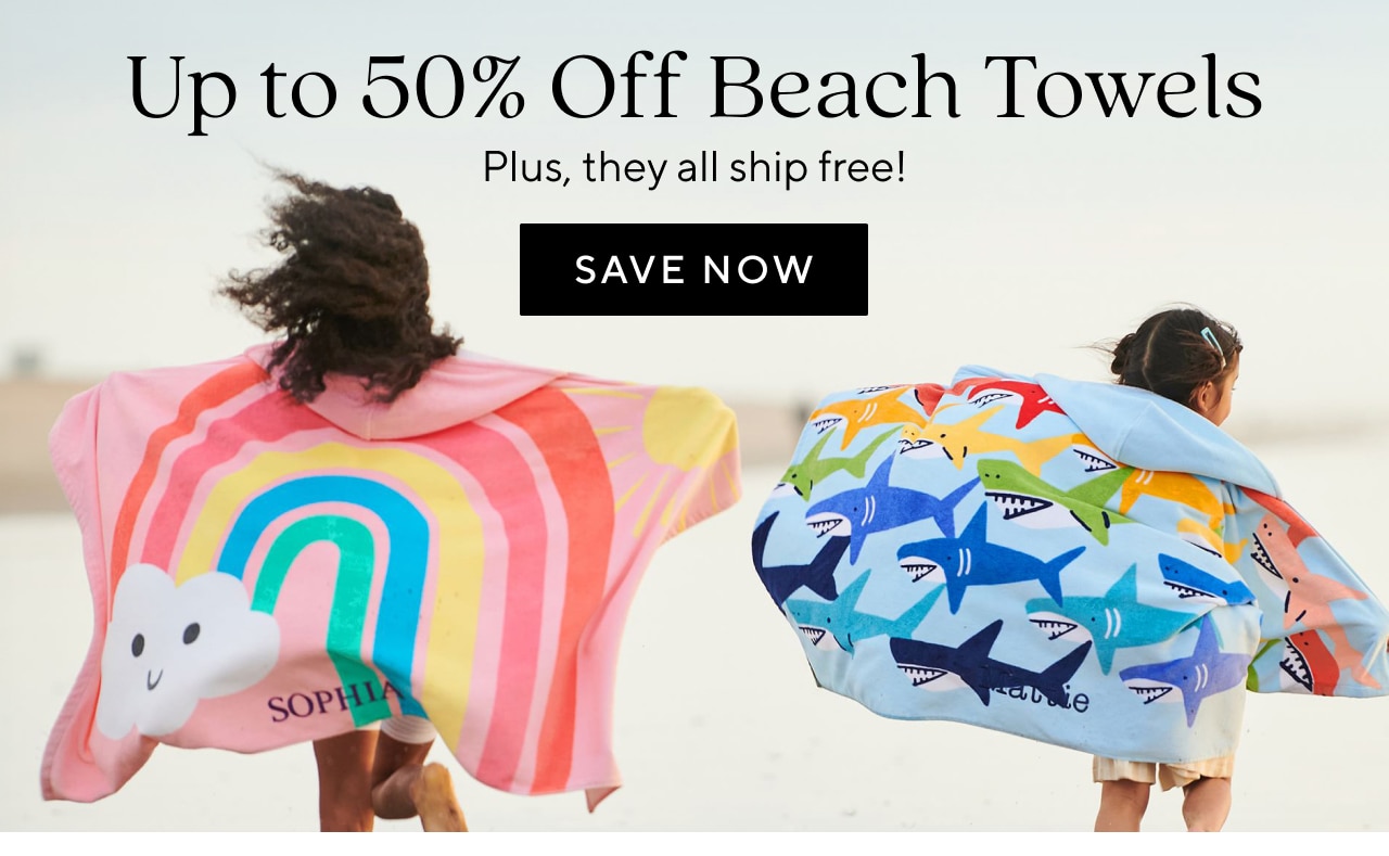 20% Off Select Beach Towels
