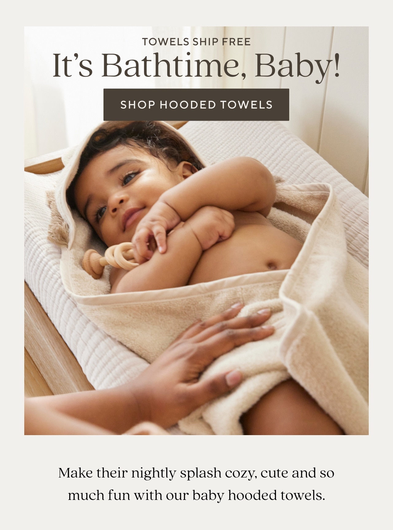 it's bathtime, baby! shop hooded towels