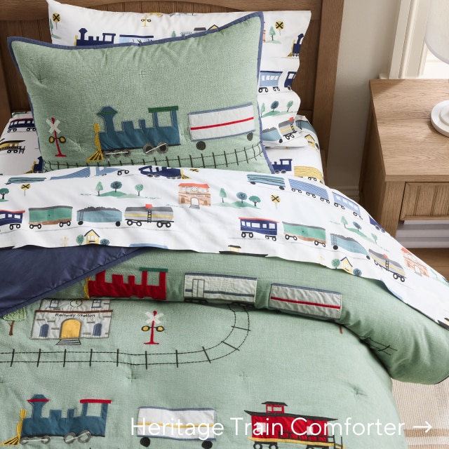 heritage train comforter