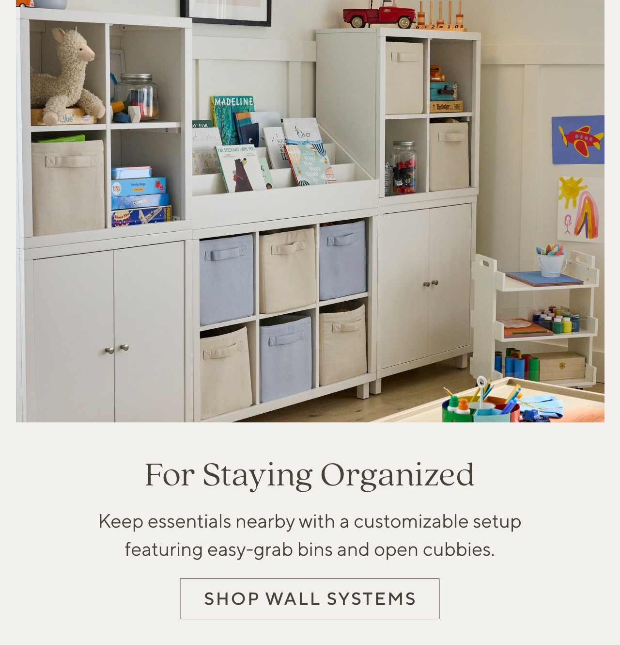 for staying organized. shop wall systems