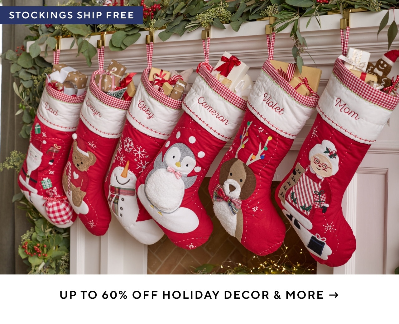 up to 60% off holiday decor & more