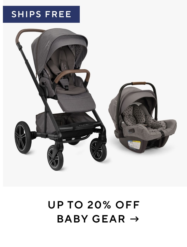 up to 20% off baby gear